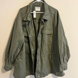 Old navy Olive Green Utility Jacket
